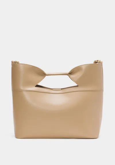 Bebe Ali Tote In Light Taupe