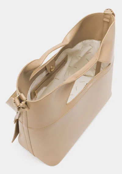 Bebe Ali Tote In Light Taupe