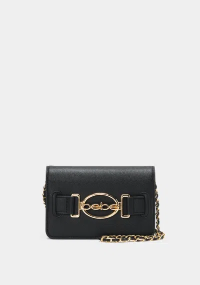 Bebe Leilani Solid Crossbody In Black