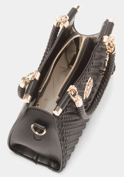 Bebe Erika Mini Shopper In Black