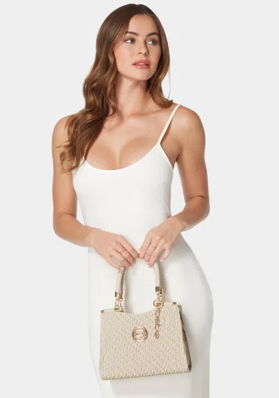 Bebe Erika Mini Shopper In Bone