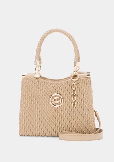 Bebe Erika Mini Shopper In Beige