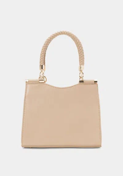 Bebe Erika Mini Shopper In Beige