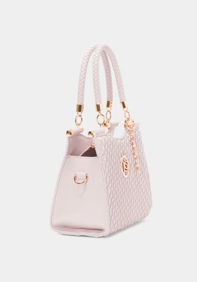 Bebe Erika Mini Shopper In Dusty Pink