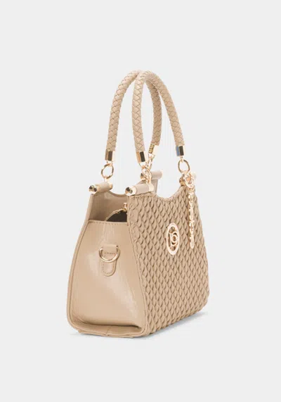 Bebe Erika Mini Shopper In Beige