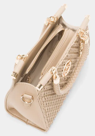Bebe Erika Mini Shopper In Beige