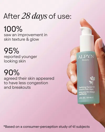 Alpyn Beauty Clarifying Facial Oil With Retinol & Pink Algae