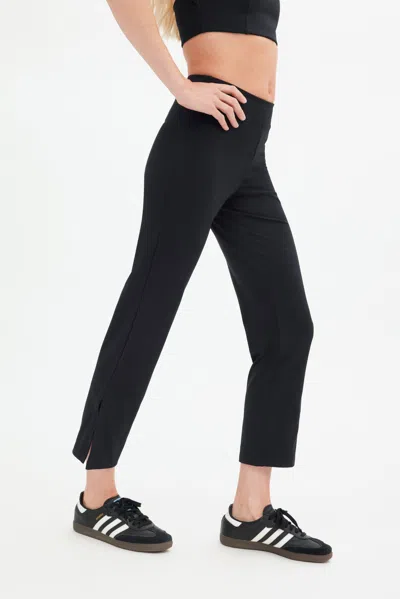 Girlfriend Collective Black Compressive Kick Flare Trouser