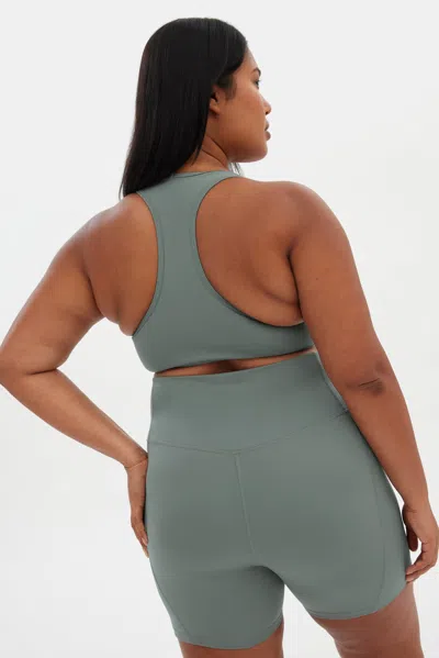 GIRLFRIEND COLLECTIVE MISTY SAGE CONNIE CURVED BRA 