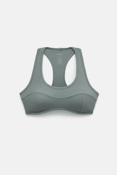 Girlfriend Collective Misty Sage Connie Curved Bra