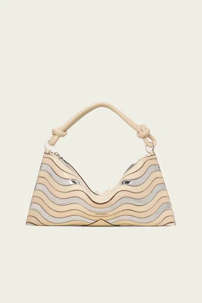 Cult Gaia Hera Mini Shoulder Bag In Off White