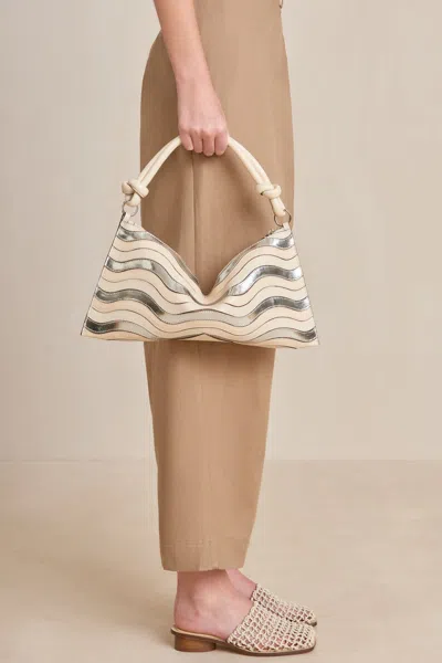 Cult Gaia Hera Mini Shoulder Bag In Off White