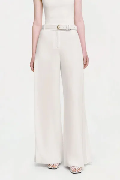Simkhai Lilo Pleated Pant In Ivory