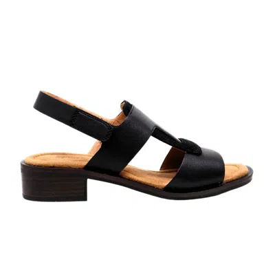 Salvia Women's Maxim Sandals In Black In Black