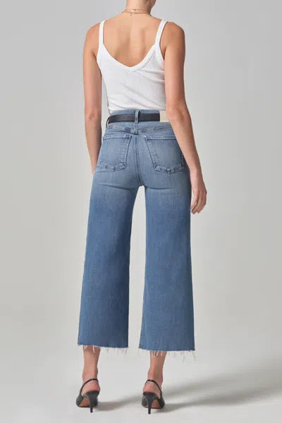 Citizens Of Humanity Gaucho High Waist Crop Wide Leg Organic Cotton Jeans