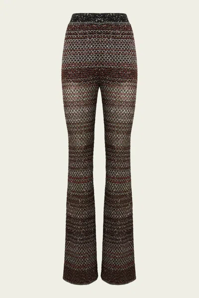 Missoni Sequin Embellished Flared Knitted Trousers