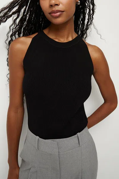 Veronica Beard Moulin Ribbed-knit Top