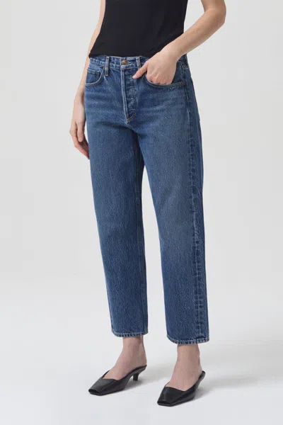 Agolde Parker Easy Straight Jean In Placebo