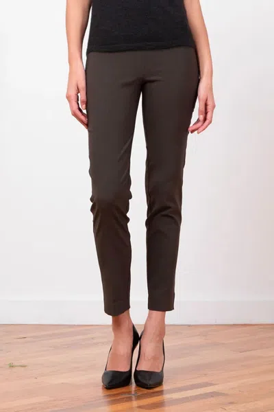 Avenue Montaigne Pars Signature Pant In Dark Green
