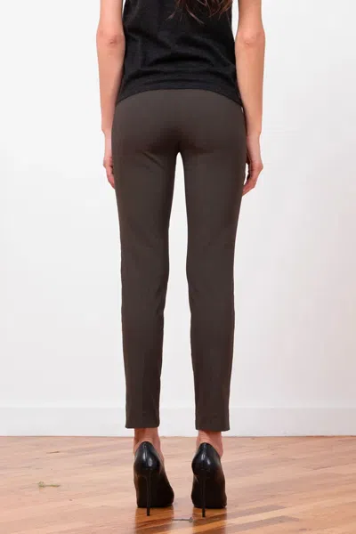 Avenue Montaigne Pars Signature Pant In Dark Green