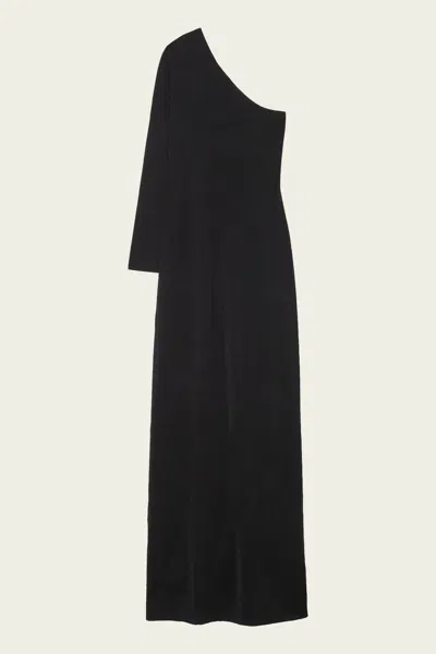 Nili Lotan Ranni One-shoulder Stretch-knit Maxi Dress