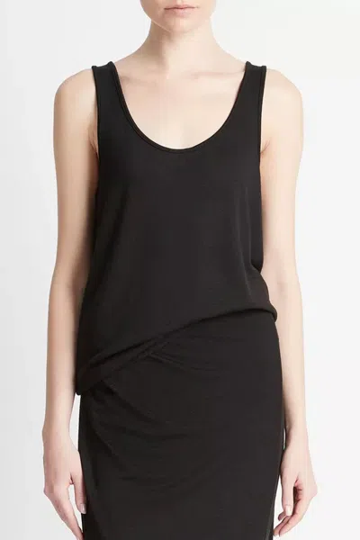 Vince Cotton-blend Tank Top