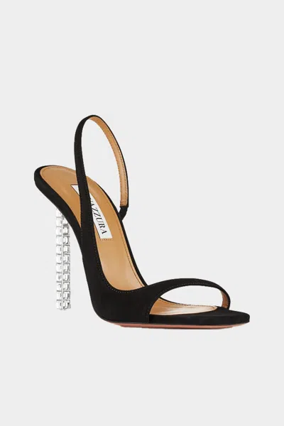Aquazzura Rock Chic 105mm Suede Sandals