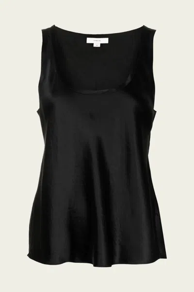 Vince Raw Edge Satin Tank