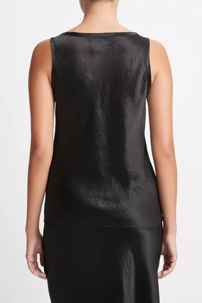 Vince Raw Edge Satin Tank