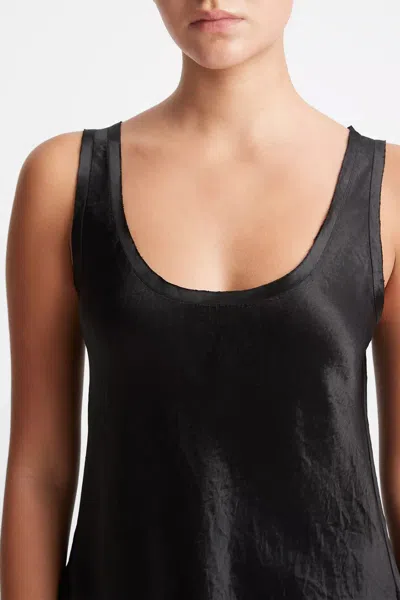 Vince Raw Edge Satin Tank