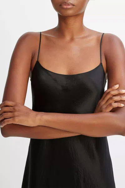 Vince Hammered Satin Slip Dress
