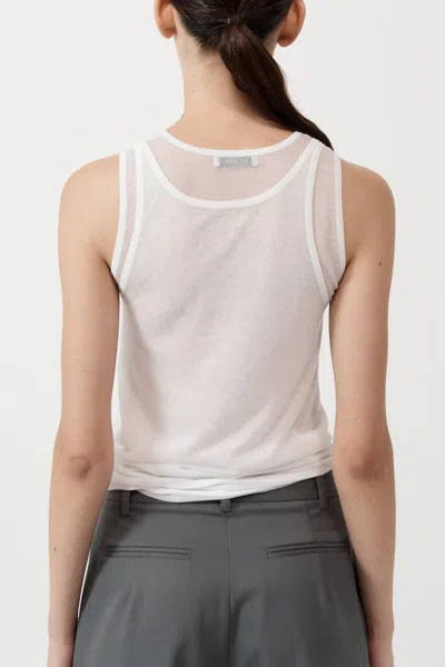St Agni Semi Sheer Double Layer Tank Top