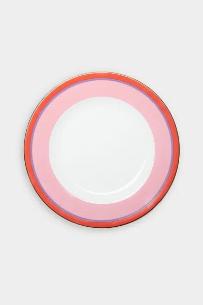 La Doublej Housewives Soup And Dinner Plate Set Of 2 In Rainbow Rosa