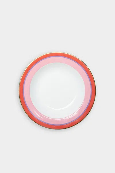 La Doublej Housewives Soup And Dinner Plate Set Of 2 In Rainbow Rosa