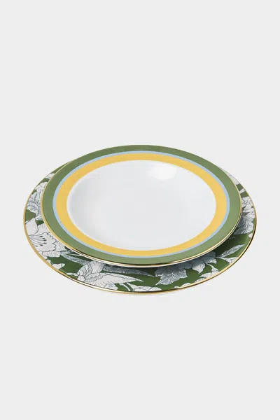 La Doublej Housewives Soup And Dinner Plate Set Of 2 In Roman Holiday Avorio