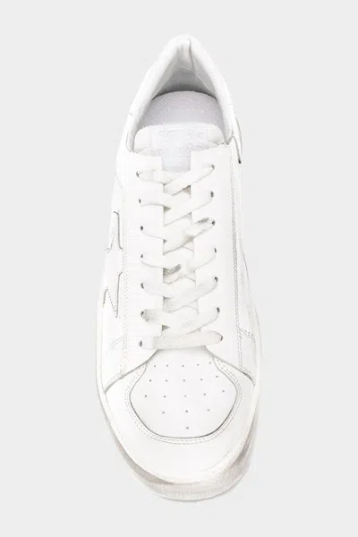 Golden Goose Stardan Optic White Leather Men Sneaker In White