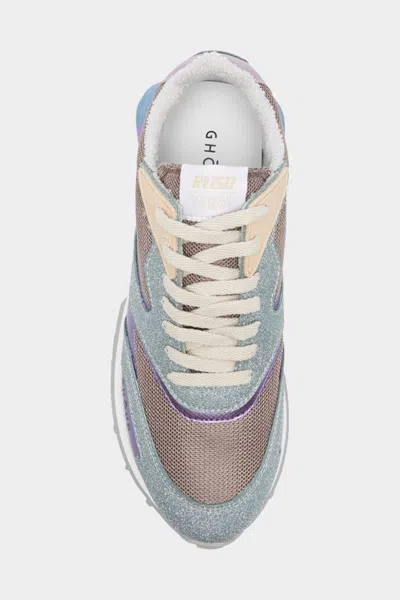 Ghoud Starlight Grove 2.0 Mesh & Glitter Sneakers In Lilac Blue