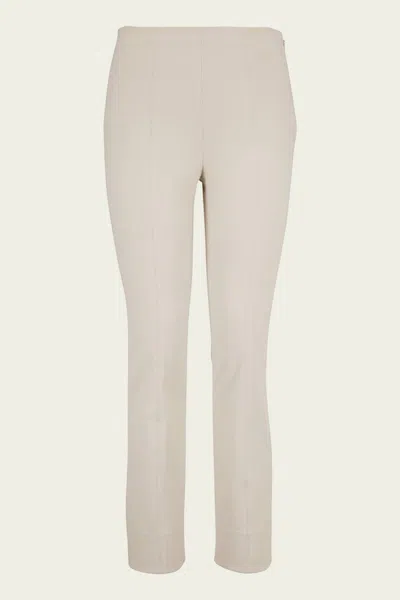 Vince Stitch Front Seam Ponte Legging In Gesso