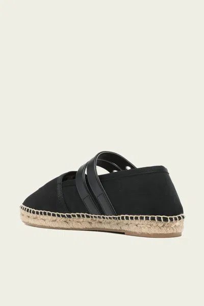 Ganni Buckled Canvas Espadrilles