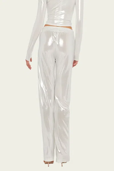 Shop Norma Kamali Sweatpant In Pearl