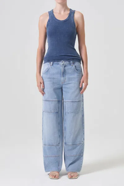 Agolde Tanis Utility Jeans In Conflict