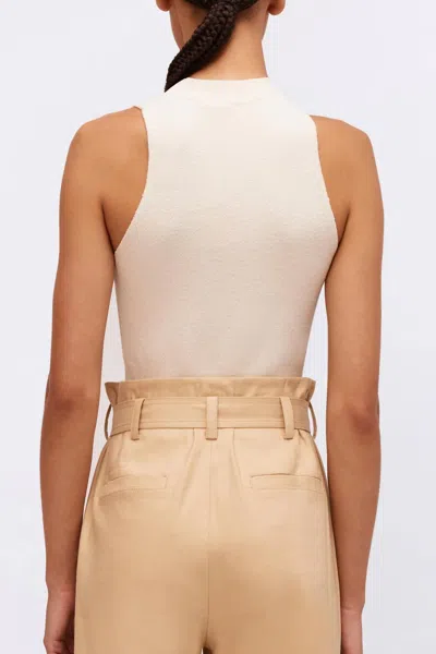 Simkhai Reza Ribbed Racerback Tank Top