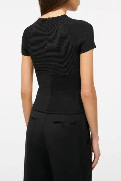 Staud Tigereye Top In Black
