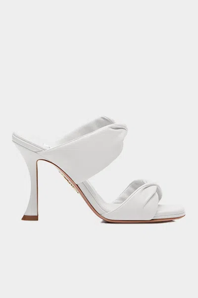 Aquazzura Twist Sandal 85mm Knotted Double-strap Heeled Sandals