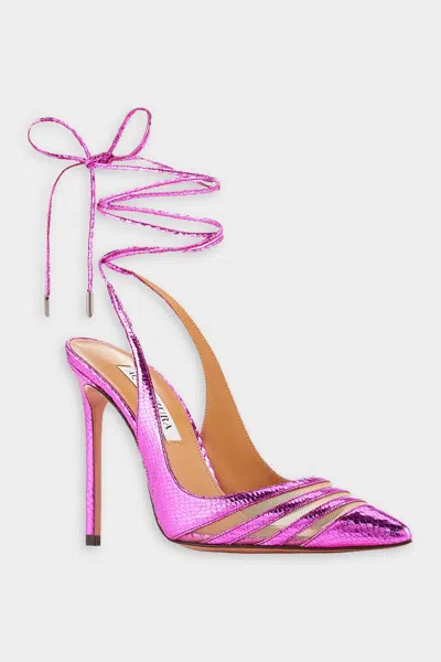 Aquazzura Unfaithful Pump 105 In Fuchsia