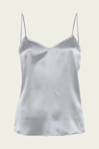 Frame V-neck Cami Top In Denim Blue