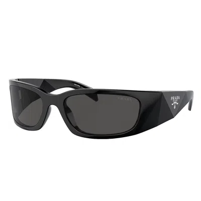 Prada Woman Sunglass Pr A14s In Black