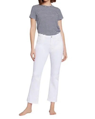 Current Elliott Current/elliott The Boulevard Optic White Bootcut Jean In White