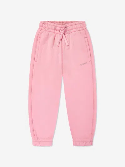 Off-white Girls Bookish Joggers In Pink