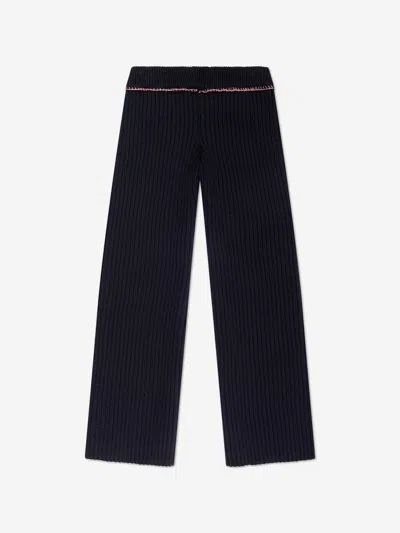 Off-white Girls Off Stamp Clear Rib Jumper In Black